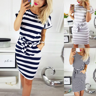 short sleeve midi t shirt dress