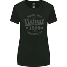 Vintage Year 76th Birthday 1950 Womens Wider Cut T-Shirt