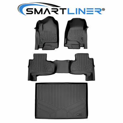 SMARTLINER Floor Mats Cargo Liner Set 2015-2020 Chevrolet Suburban GMC Yukon XL