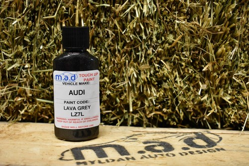 M.A.D AUDI LAVA GREY LZ7L PAINT TOUCH UP KIT 30ML A1 A3 A4 A5 A6 TT Q3 Q5 Q7 - Picture 6 of 8