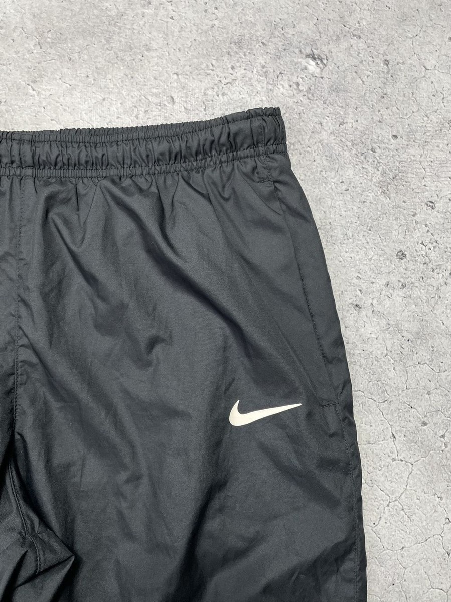 Vintage Nike Track Pants Nylon Drill Y2K Swoosh Logo | eBay