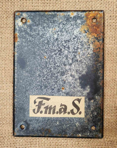 1940s Germany Enamel Steel Sign Original.Ask more photos