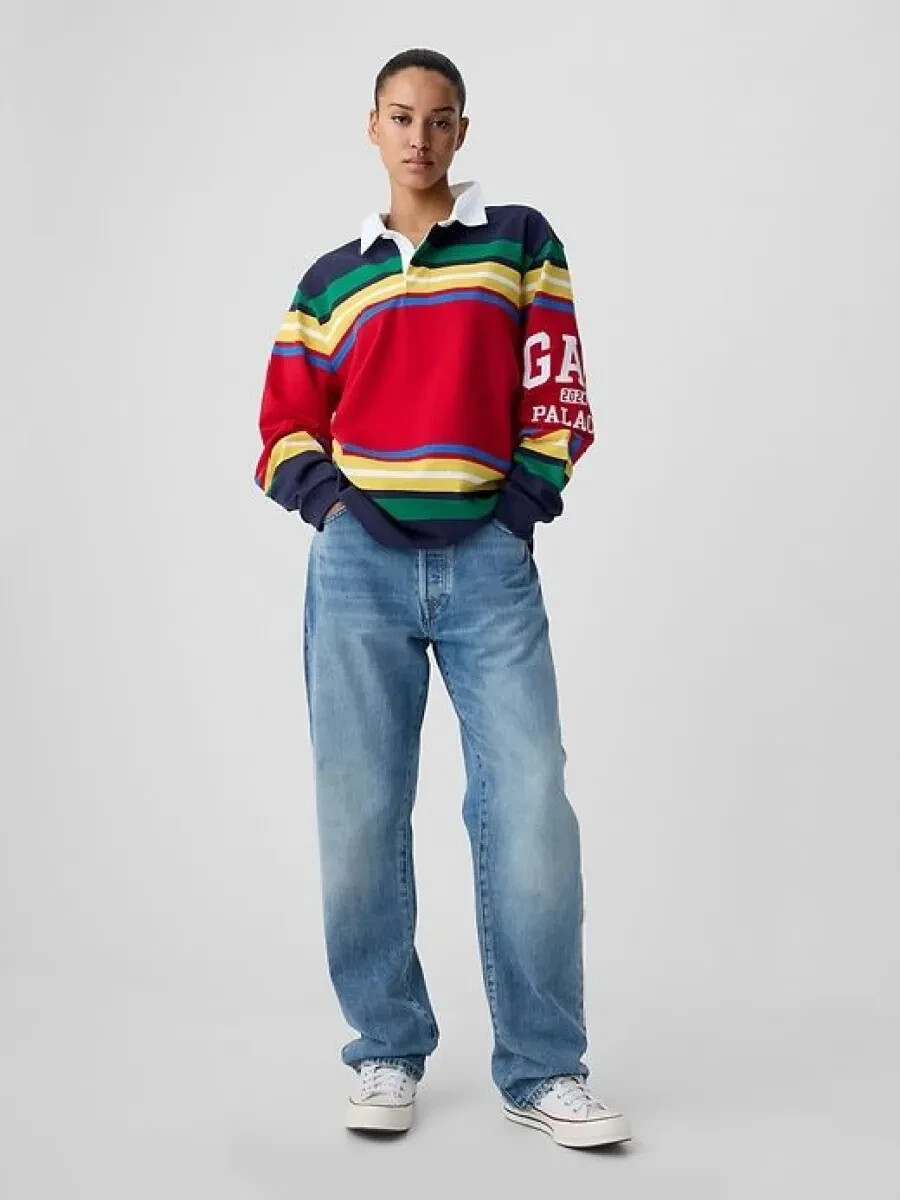 Mサイズ Palace Gap Rugby Shirt Multi Palace x Gap Rugby Long Sleeve Shirt Multi