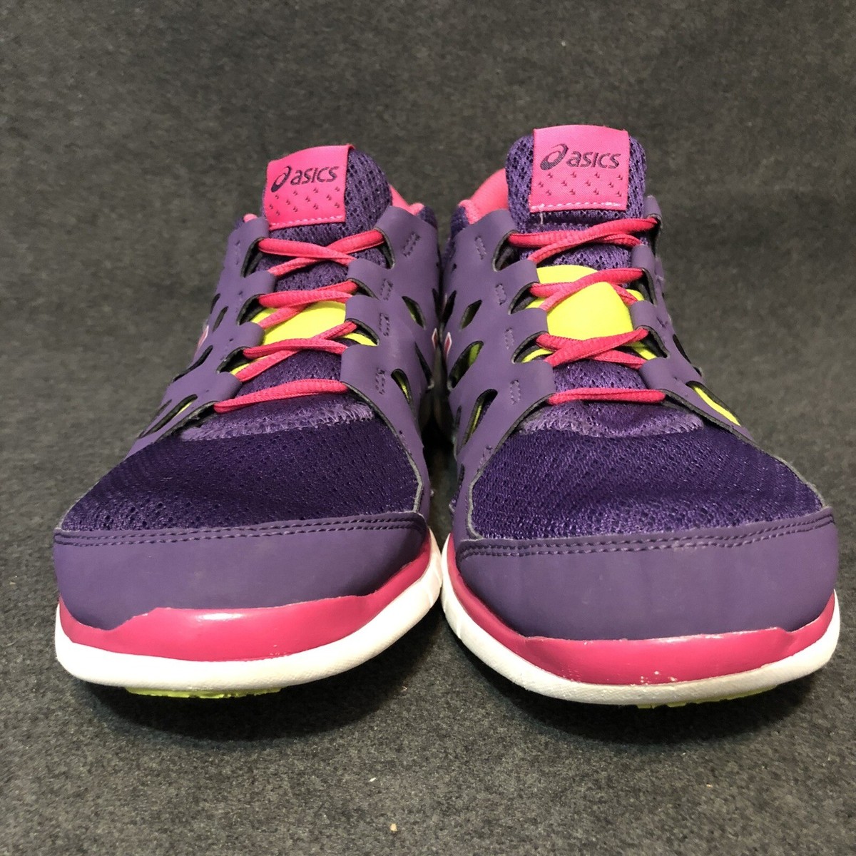 アンジー Asics Shoes Womens Size 11 Gel Fit Tempo Purple Pink Mesh Running