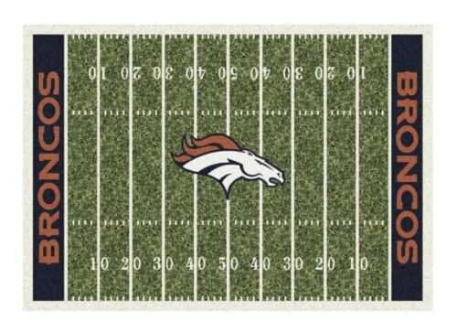 Denver Broncos 8X11 Homefield Rug - Picture 2 of 3