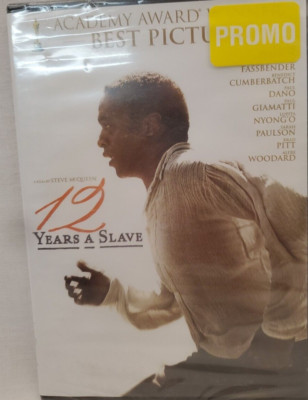 12 YEARS A SLAVE DVD VIDEO CHIWETEL EJIOFOR-NEW SEALED