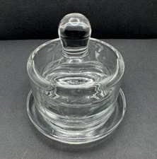 Glass Butter Pat Covered Dish Cloche - Versatile and Elegant