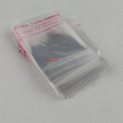 500PCS  Wholesale Lots Self Adhesive Seal Plastic Bags 5 x 7cm