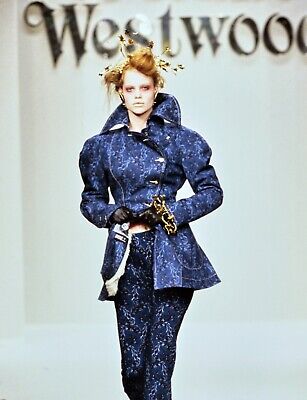 VIVIENNE WESTWOOD 1996 flowers pattern denim 5 piece set Orb VIVIENNE WESTWOOD 1996 flowers pattern denim 5 piece set Orb