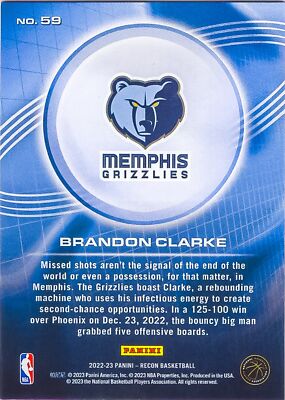 Panini Brandon Clarke RC Gold auto/10 鑑定 Brandon Clarke [Gold