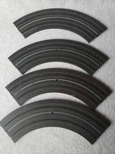 Aurora Model Motoring HO Curved Track 9" -1/4 Section - 1519 Lot of 4