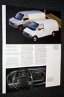 1992 Ford E150 / Aerostar Work Vans Original Dealer Information Print Ad 92