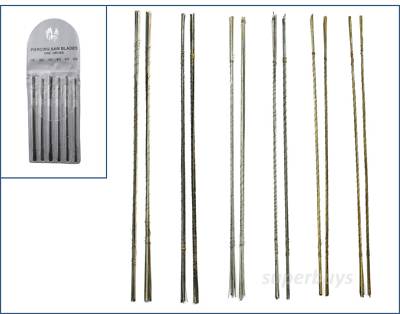 144pc Mix Set Grade 1/0 to 6/0 Jewellery Saw Blades For Precise Cutting Sawing