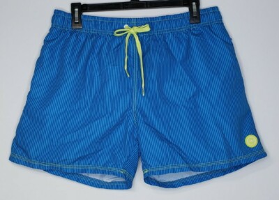 CMP Blue Striped Swim Trunks Boardshorts Men's 36Wx4.5L EUR 52 Made in Italy EUC