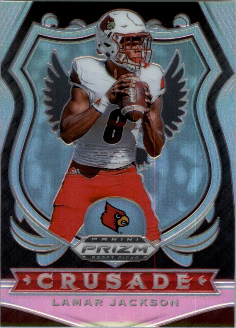 2020 Panini Prizm Draft Picks Prizms Silver #70 Lamar Jackson C - FB