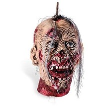 Halloween Corpse Head Prop Bloody Severed Zombie Hanging Decoration Male2