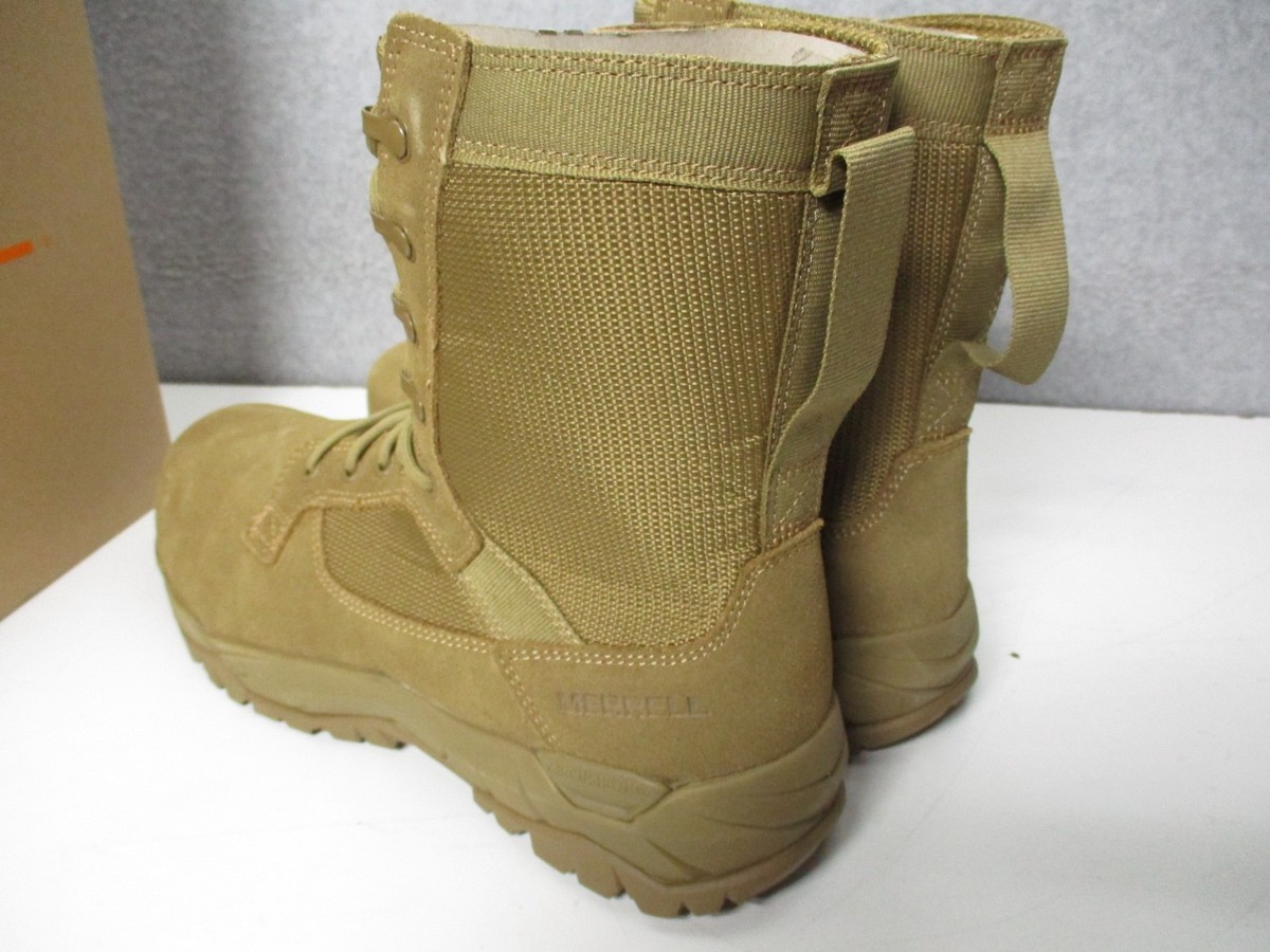 Merrell MQC 2 Tactical Mens 11.5 Electrical Hazard Coyote Air Cushion J099375 Merrell Mens MQC 2 Tactical Hiking BOOTS J099375 Coyote Size  main image 3