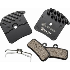 D-Type 4-Piston Organic Brake Pads with Alloy...