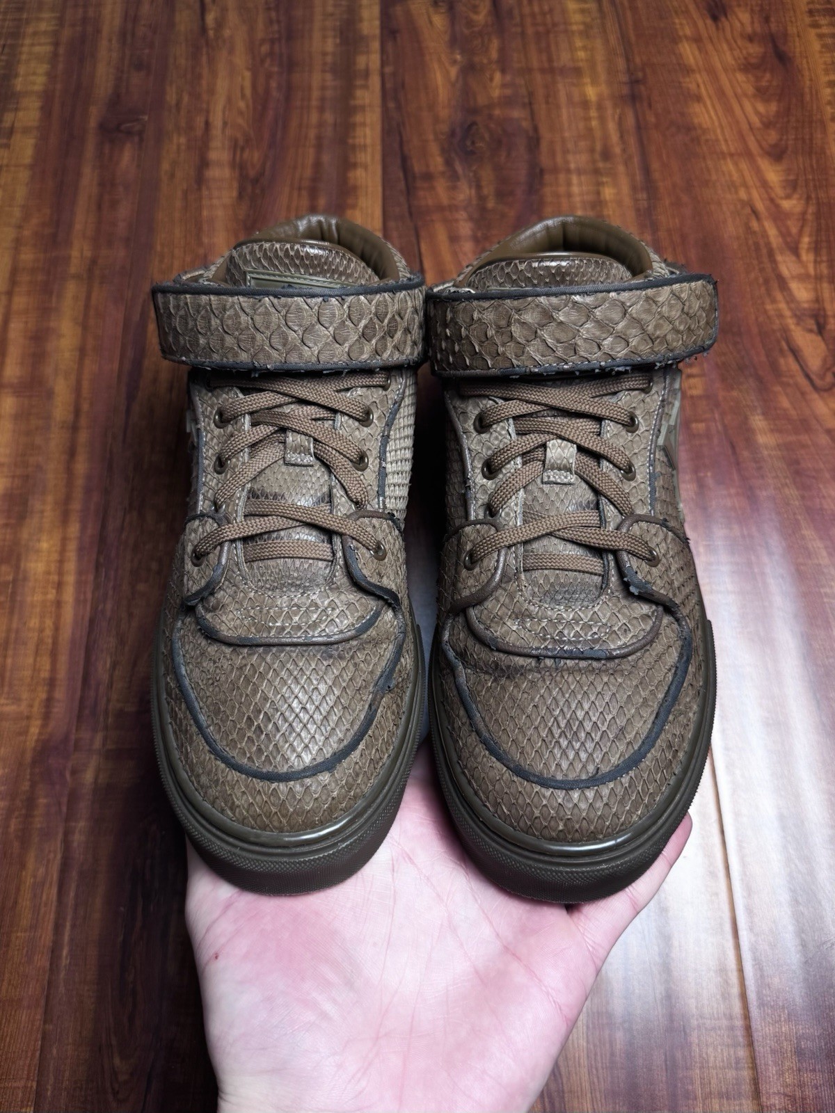 Louis Vuitton Acapulco Authentic Python Skin Brow… - image 6