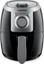 Chefman TurboFry 2-Litre Small Air Fryer, Compact Size, 1000W Power, Easy-Set 60