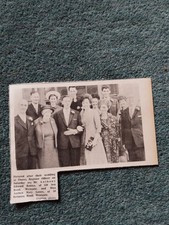 Sk141 Ephemera 1963 Picture Westgate Wedding Anthony Robins Anthea Lewes