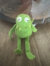Vintage 1979 KERMIT THE FROG Muppet Sad Beanbag Plush Fisher Price Toy 864 RARE