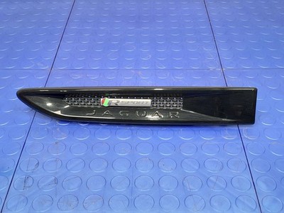 2017 Jaguar XE R-Sport Fender Side Vent Molding Gloss Black Left Driver Side OEM