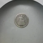 Seated Liberty Half Dime 1856 NO RESERVE!!!