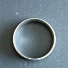 Larin 925 Sterling Silver Band Ring Signed Round Shape Silver No Stone 4.11g