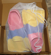 GIRLS Swim Fins Yellow Purple Pink Floating Flippers Size Y 2  4 Swim Training NW