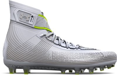 Under Armour Men's UA Highlight MC Football Cleats White/Metallic Silver/Metalli