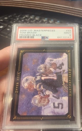 2008 Upper Deck Masterpieces Tom Brady #83 PSA 9 Tuck Rule
