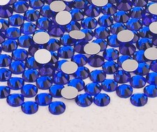 1440pcs ss-6 Top Quality Crystal Flatback No-Hotfix Rhinestones US seller blue