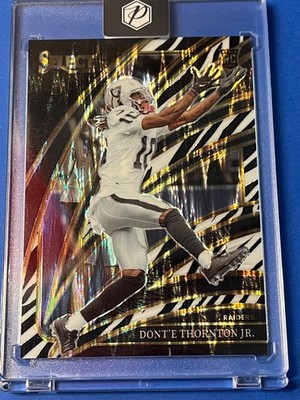 Dont'e Thornton Jr. #206 Zebra Prizm (RC) 2025 Panini Select - Club Level   