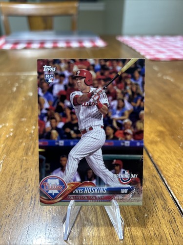 2018 Topps Opening Day - Rhys Hoskins #82 Batting (RC)