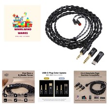 IEM Cable, with Type-C/3.5mm/4.4mm Plug