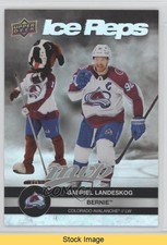 2023 Upper Deck MVP Ice Reps Gabriel Landeskog Bernie the St Bernard READ 1p2j