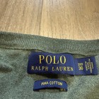 Polo Ralph Lauren Pima Cotton V-Neck Sweater Mens Size 3XB green — photo 3