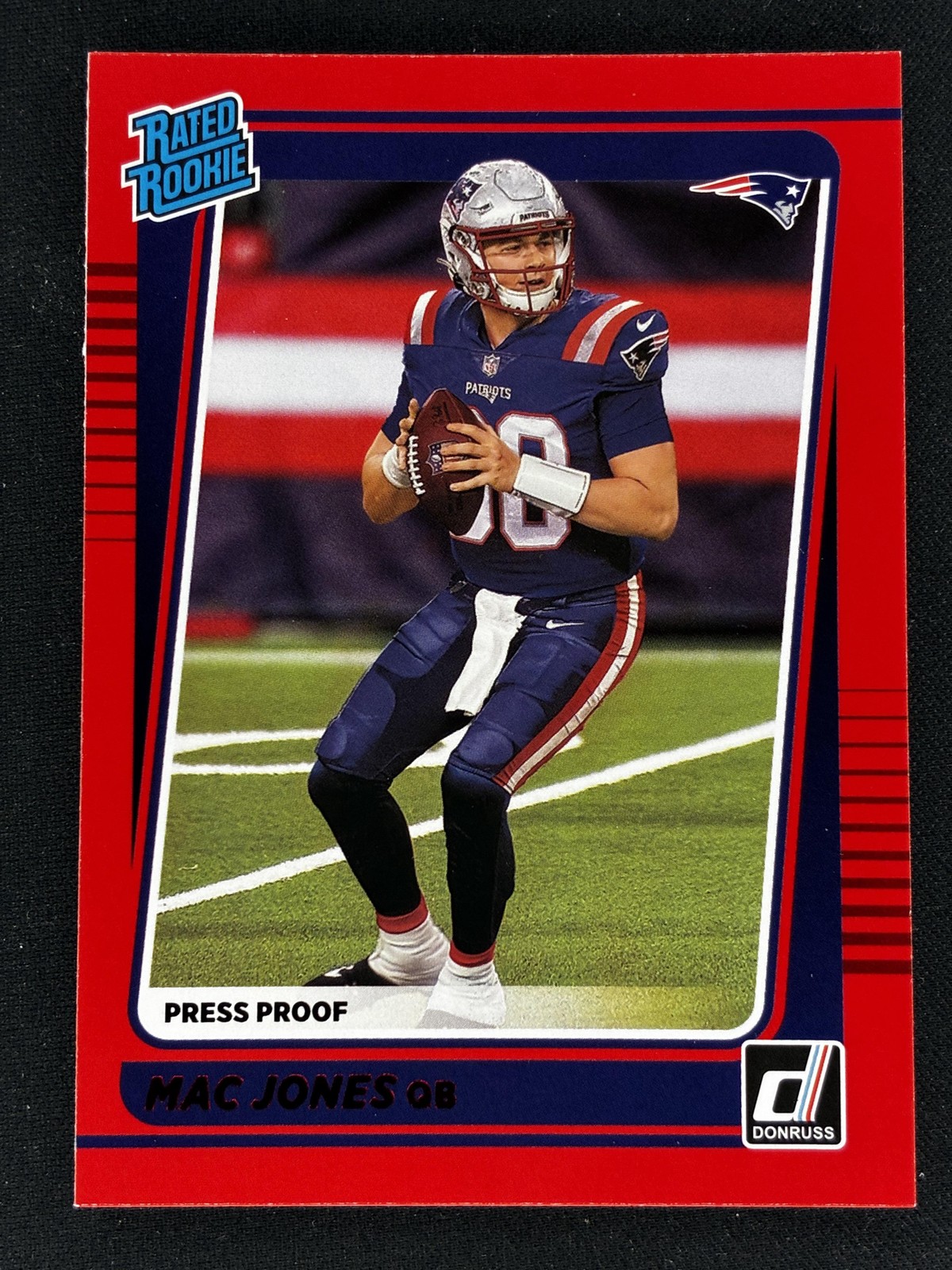 2021 Donruss #255 Mac Jones Aqueous Test