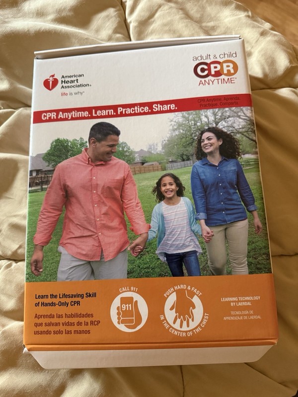 American Heart Association CPR Anytime Adult/Child & Infant CPR Training Kits