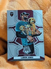 2021-22 Panini Mosaic - Finals MVPs LeBron James #298 Silver Prizm MINT