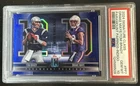 2024 Topps Class Drake Maye Tom Brady Paramount Pairings Indigo RC #/175 PSA 10