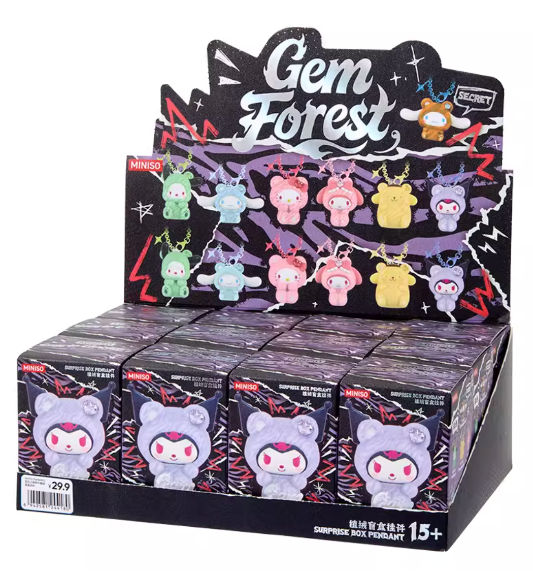 💡 Miniso x Sanrio Characters Gem Forest Series Flock Pendant Full