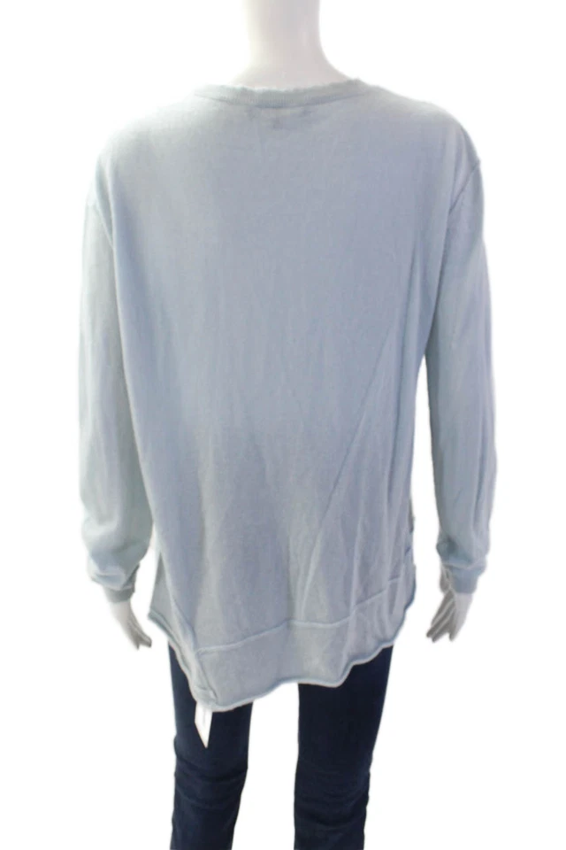 Pullover Generation Love, Mujer, Azul Claro Cachemira Estampado Gráfico Talla L Foto 3 de 4