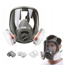 Schutzmaske 6800 mit 2 Aktivkohlefiltern und ...