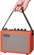 Acoustic/Electric Guitar Amplifier, with 3-Year Warranty,15 Watt Portable Blu...