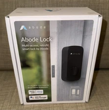 Abode Home SMART LOCK & Keyless Entry Fingerprint KEYPAD Bluetooth Door Security