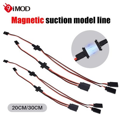 9IMOD 20/30CM Magnetic Cable 3-Pin Y Male to Female For RC Cars Boat Plane DIY