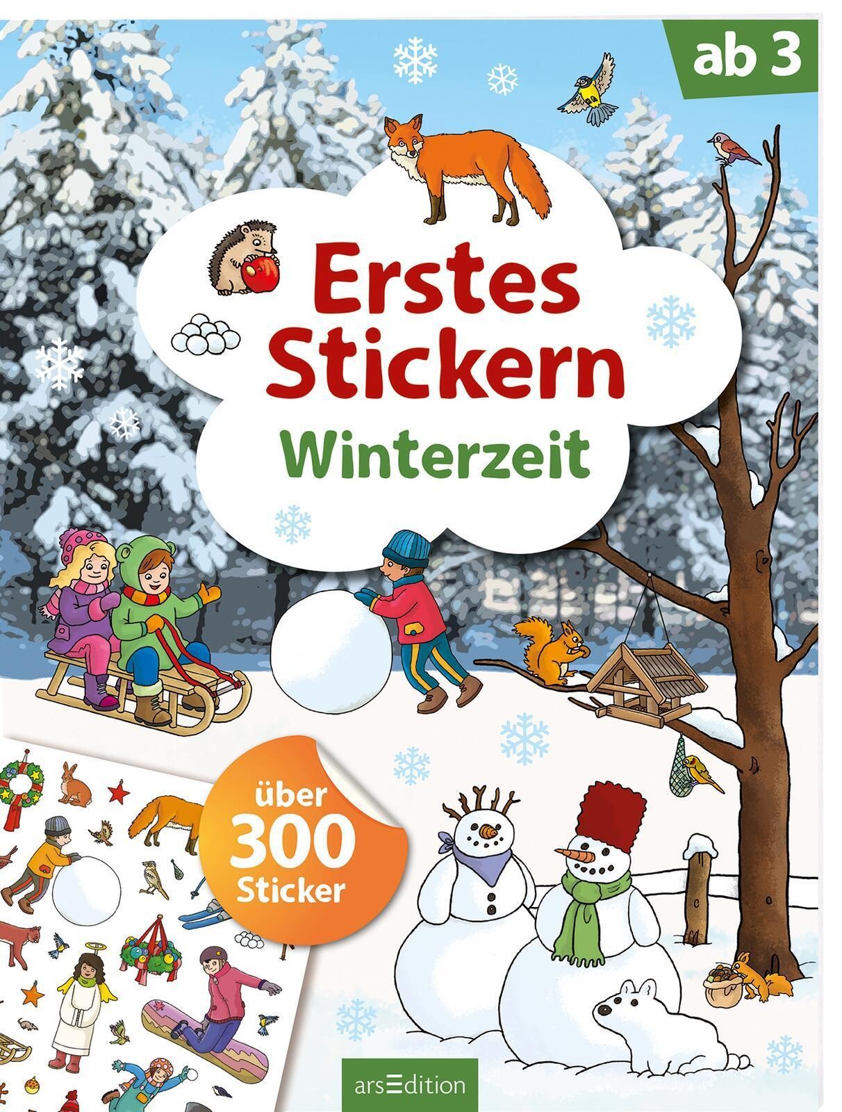 Erstes Stickern – Winterzeit - Taschenbuch - Bild 2