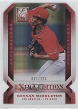 2013 Panini Elite Extra Edition Aspirations Die-Cut 91/200 Keynan Middleton 0q3